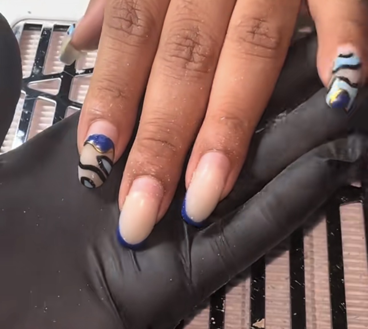Short Refill biab / Acryl/ Gel X (3 weken oud)